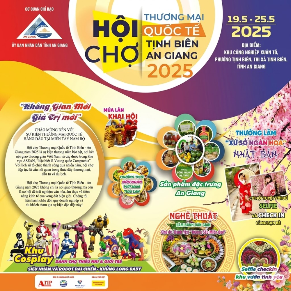 Hội Chợ Thương Mại Quốc Tế Tịnh Biên - An Giang 2025: Không Gian Mới - Giá Trị Mới
