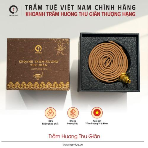 Khoanh Trầm Hương Thư Giãn Thượng Hạng – Tuyệt Tác Nhang Trầm Sạch Dành Cho Không Gian Bình Yên