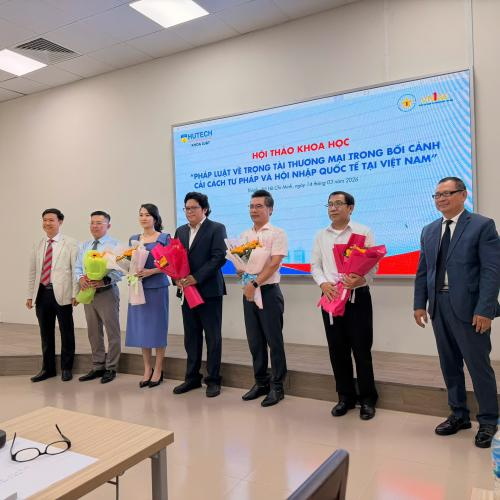 VN1AC Phối Hợp HUTECH Tổ Chức Hội Thảo Về Trọng Tài Thương Mại Quốc Tế Và Giải Quyết Tranh Chấp Tại Việt Nam