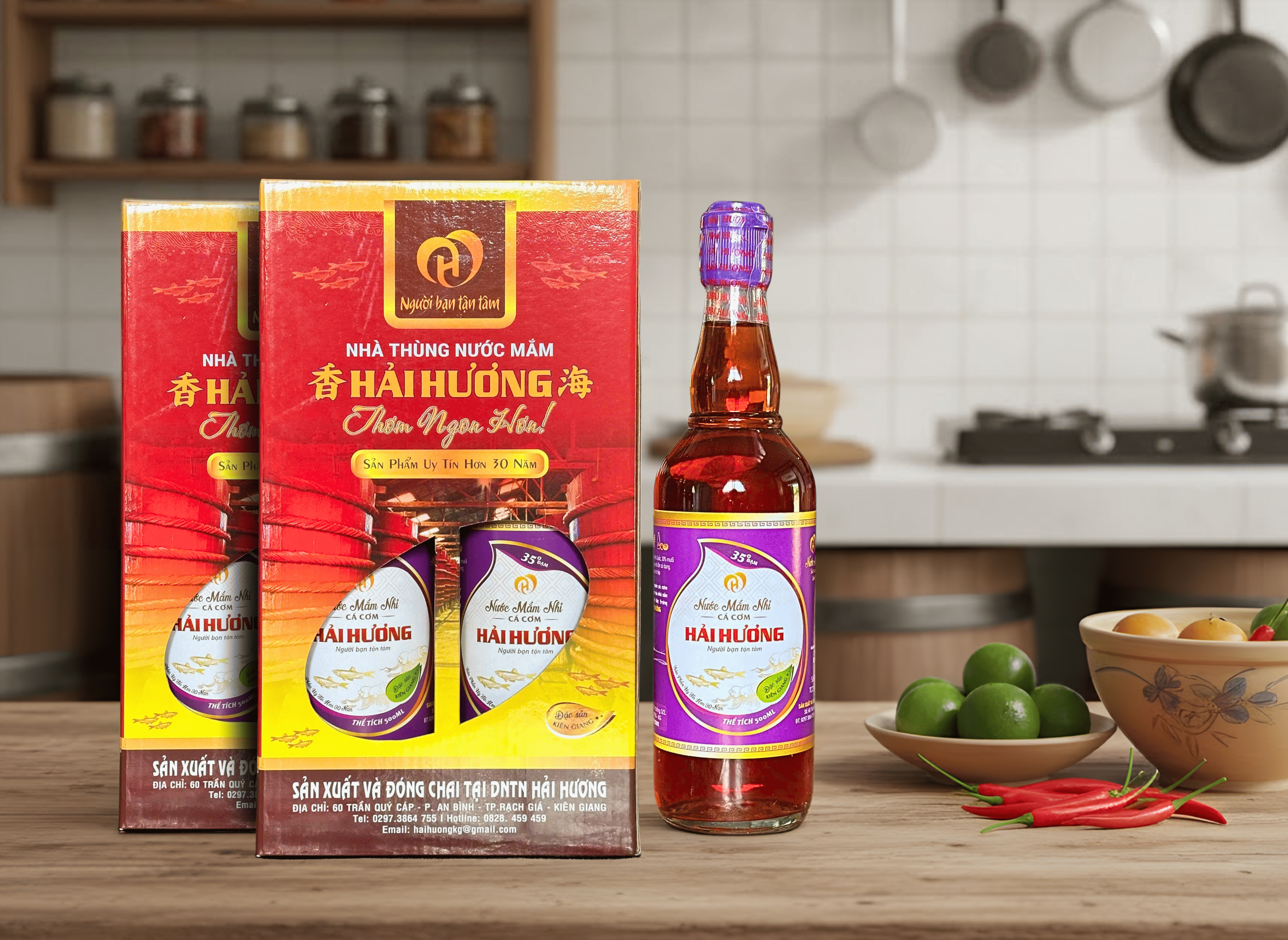 Key features of Hai Huong anchovy fish sauce