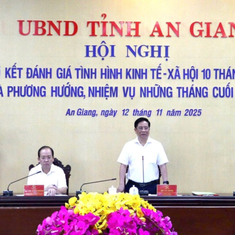 An Giang Tăng Tốc Chuyển Đổi Số, Đẩy Mạnh CCHC, Mở Rộng An Sinh Trong 10 Tháng Đầu Năm 2025