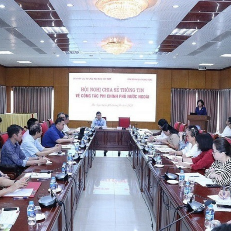 51 Tổ Chức Chính Trị Xã Hội, Đoàn Thể Tham Dự Hội Nghị Chia Sẻ Công Tác Phi Chính Phủ Nước Ngoài