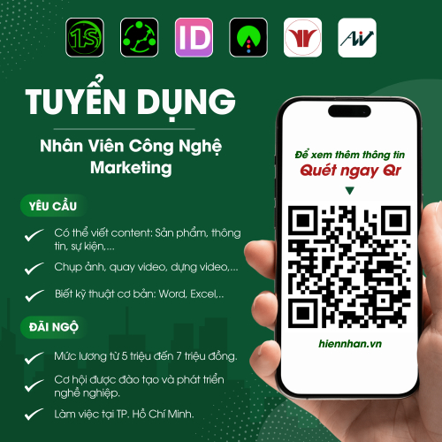 Hiền Nhân Group – Tuyển Dụng Nhân Viên Công Nghệ Marketing