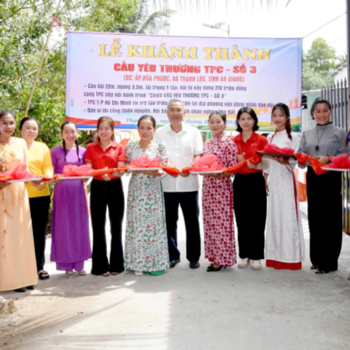 Lễ Khánh Thành Cầu Yêu Thương TPC - Số 3, Ấp Hòa Phước, Xã Thạnh Lộc