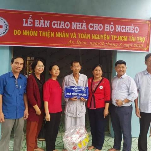 Lễ Bàn Giao Hai Căn Nhà Tình Thương Tại Xã Nam Yên, Huyện An Biên