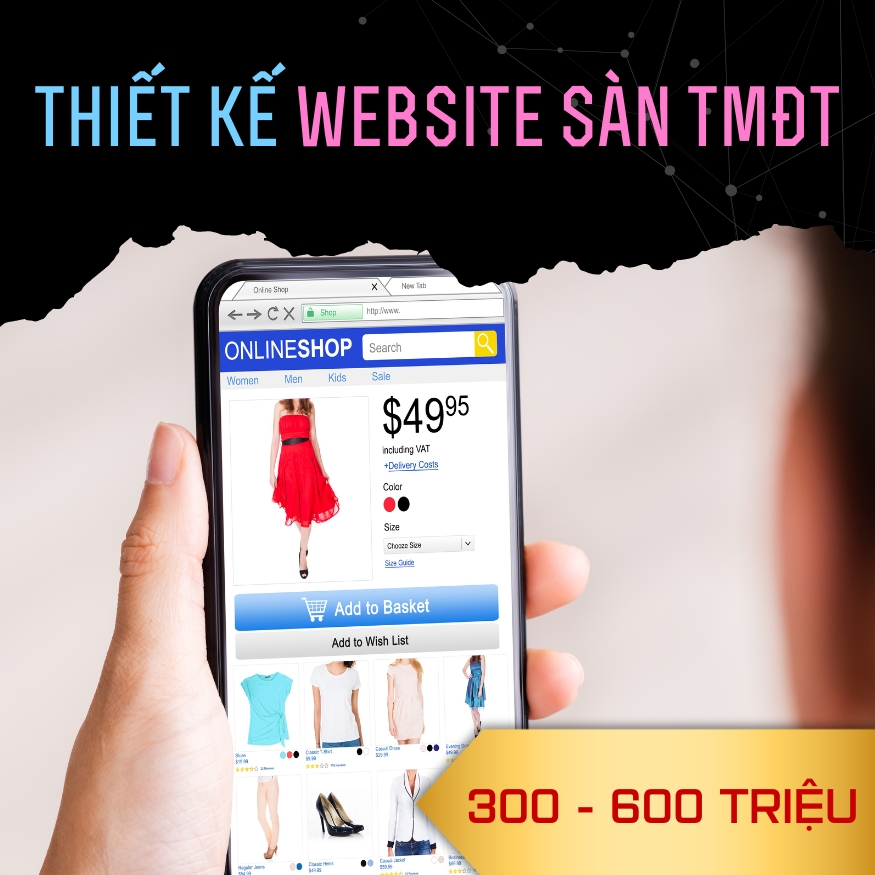 Thiết kế website Sàn TMĐT