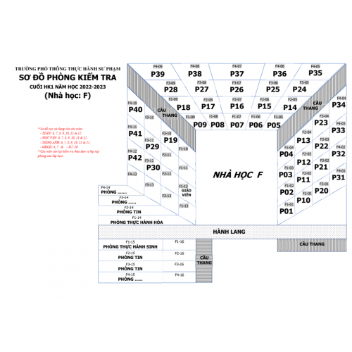 (Lịch kiểm tra) Thông báo kiểm tra cuối học kỳ 1 năm học 2022-2023 (Toán, Văn, Anh)