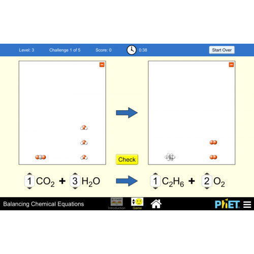 (Mô phỏng) Hóa học: Balancing Chemical Equations (Cân Bằng Phương Trình Hóa Học)