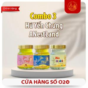 Combo 3 Hũ Yến Chưng ANestLand
