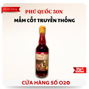 Nước Mắm Cốt Truyền Thống Phú Quốc 30N – Chai 520ml