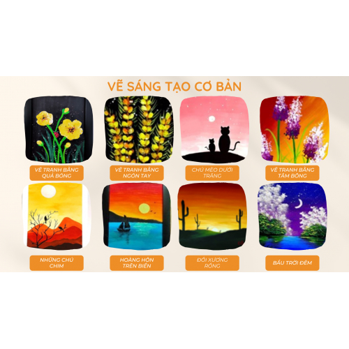 4.1 Nội dung Vẽ sáng tạo cơ bản