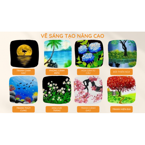 4.2 Nội dung Vẽ sáng tạo nâng cao