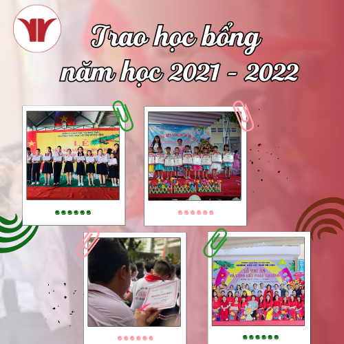 Trao học bổng năm học 2021 - 2022