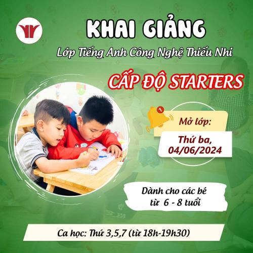 CHIÊU SINH TACN THIẾU NHI - CẤP ĐỘ STARTER UP+ A