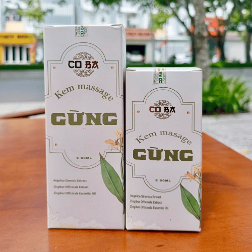 Kem Massage Gừng Cô Ba – Ấm Nóng Tức Thì, Thả Lỏng Từng Cơn Mỏi