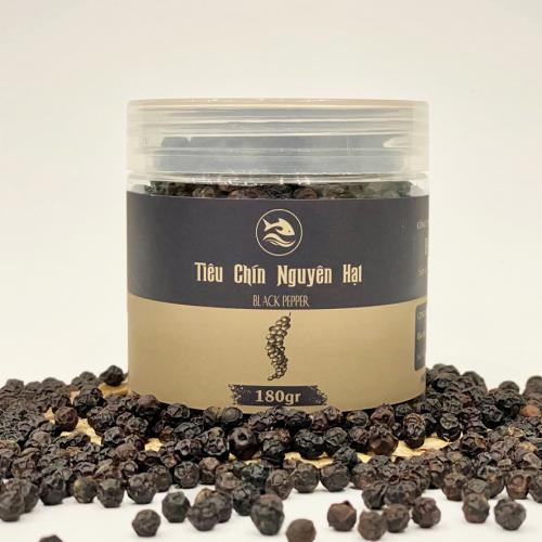 Tiêu Chín Nguyên Hạt Huỳnh Khoa 180gr – Cay Nồng Tự Nhiên, Đậm Vị Món Việt