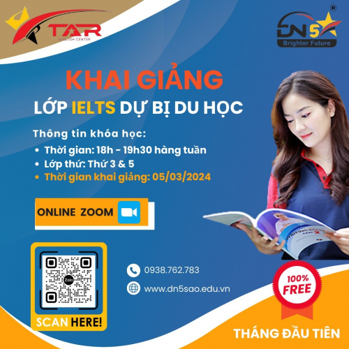 Khai Giảng Lớp IELTS Dự Bị Du Học