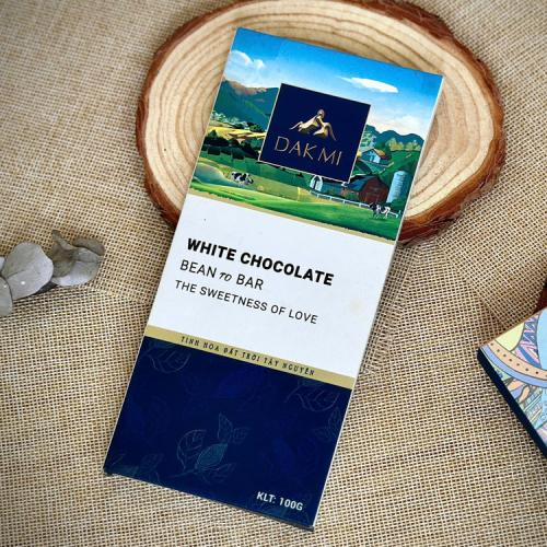 Dakmi White Chocolate – Tinh hoa từ hạt cacao Việt
