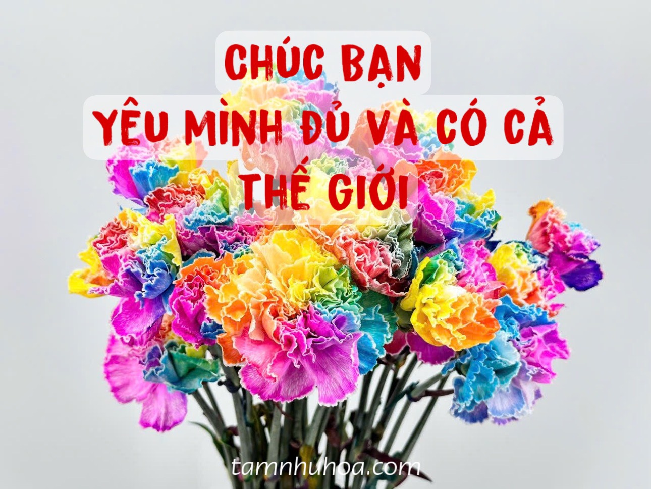 Yêu mình đủ bạn có cả thế giới