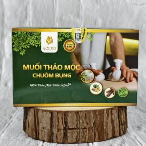 Muối Thảo Mộc Chườm Bụng Aceso - Hộp 1kg