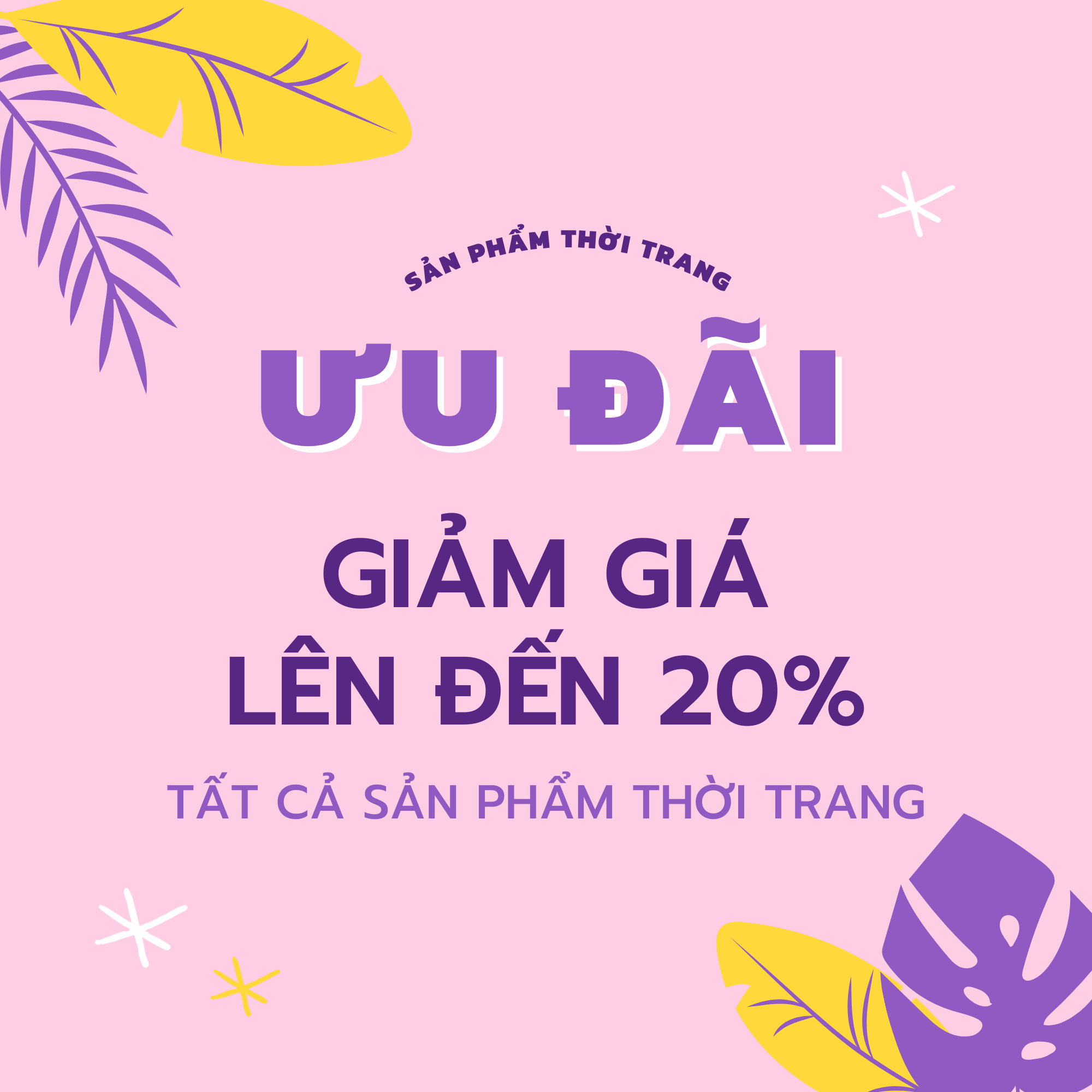 Thông Báo Khuyến Mãi Thời Trang Đặc Biệt