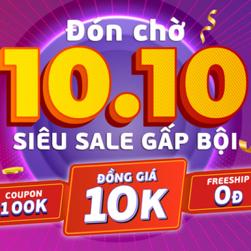 Ngày 10/10: Săn sale Gấp bội - Khuyến mãi khủng