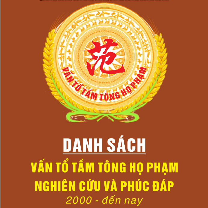 Vấn tổ tầm tông họ Phạm: Nghiên cứu và phúc đáp