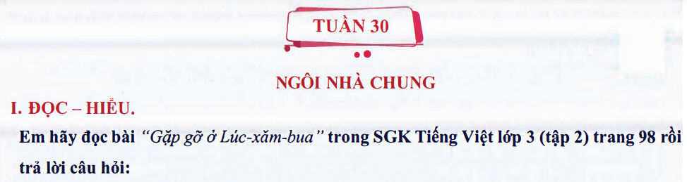 Ôn tập Tuần 30