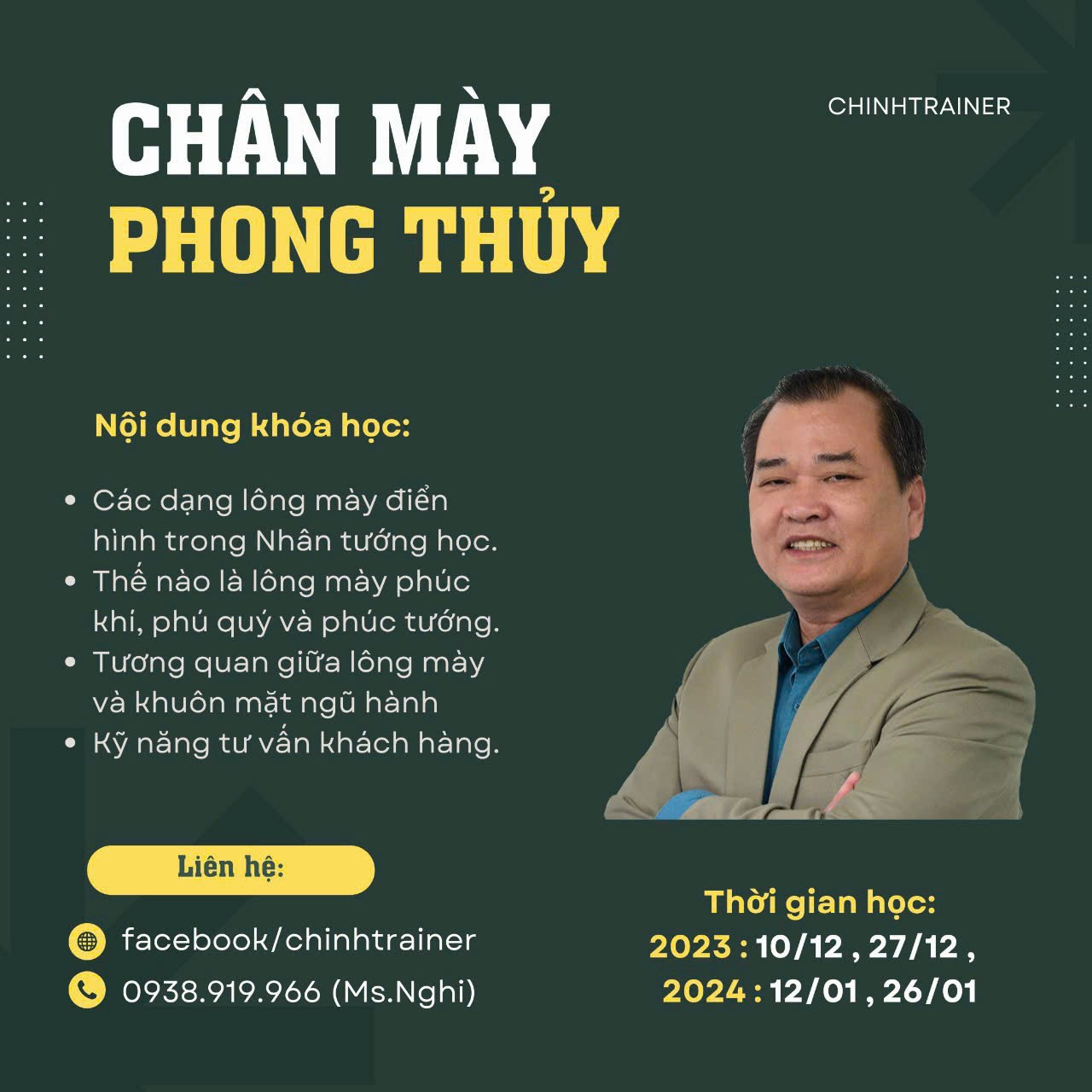 Chân mày phong thủy