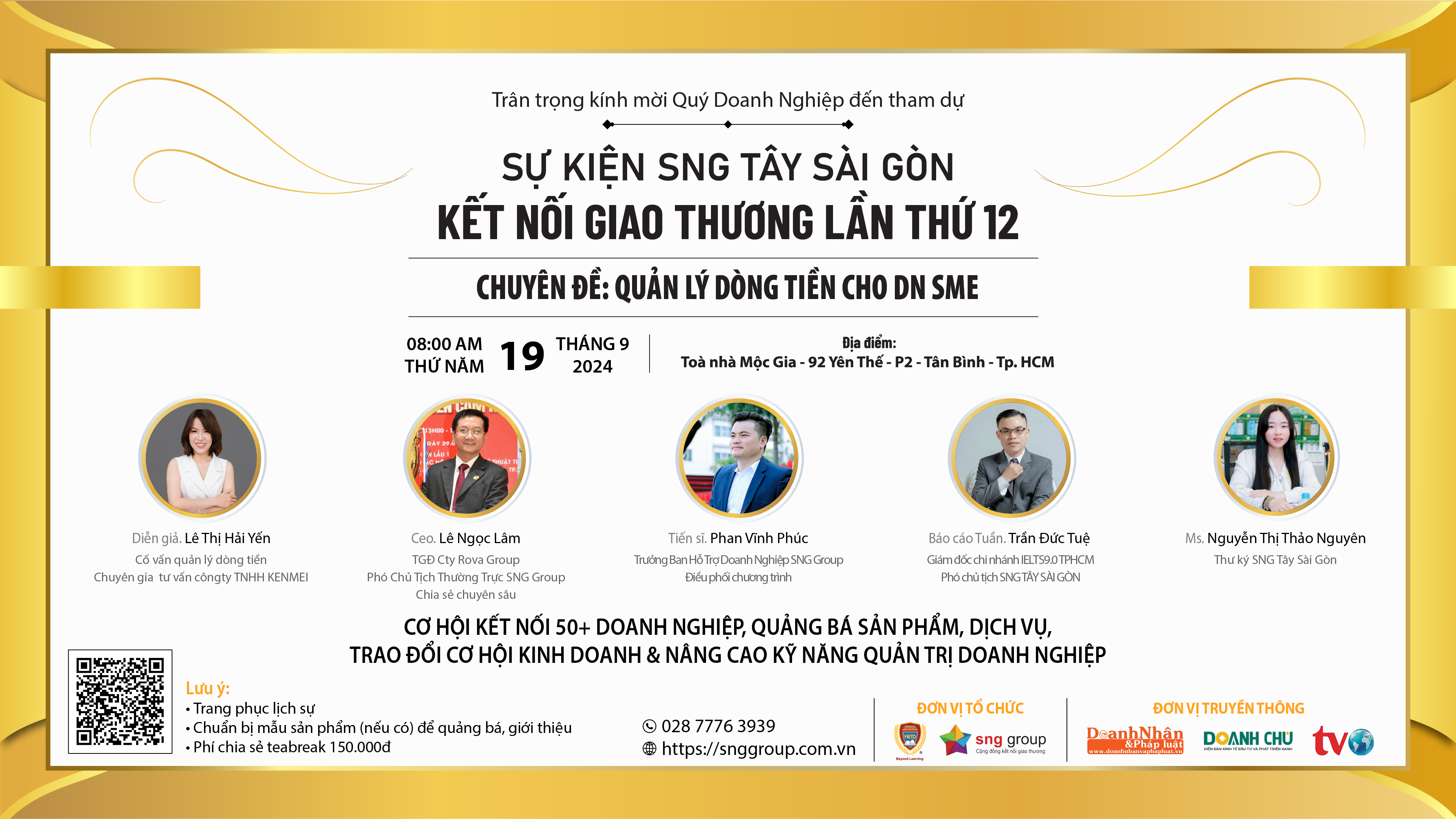 SNG Tây Sài Gòn - Kết Nối Giao Thương Lần 12