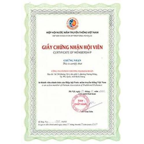 Chứng nhận chất lượng