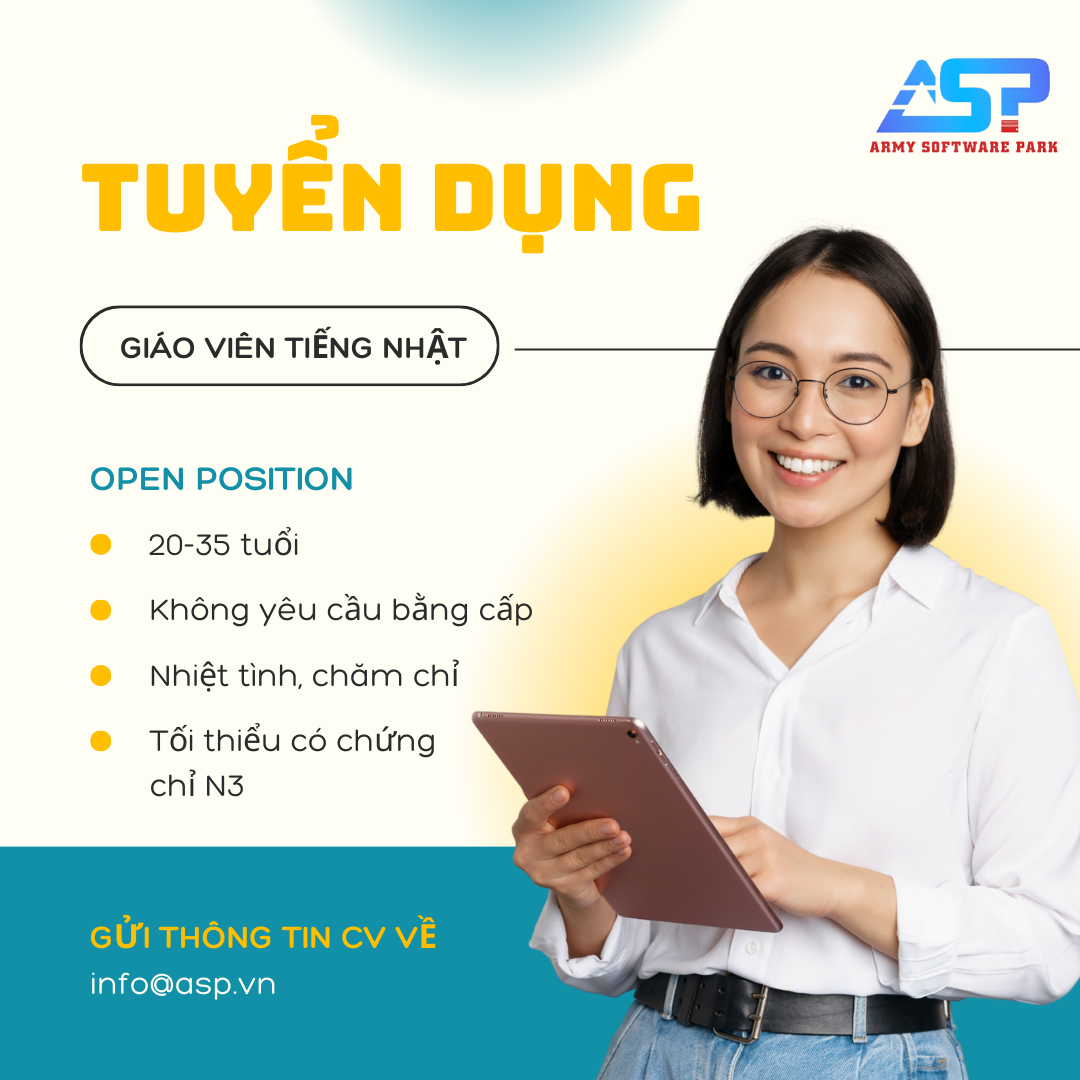 Tuyển dụng Giáo viên Tiếng Nhật