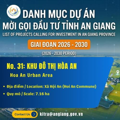 No. 31: Khu Đô Thị Hòa An | Đầu Tư An Giang 2026-2030