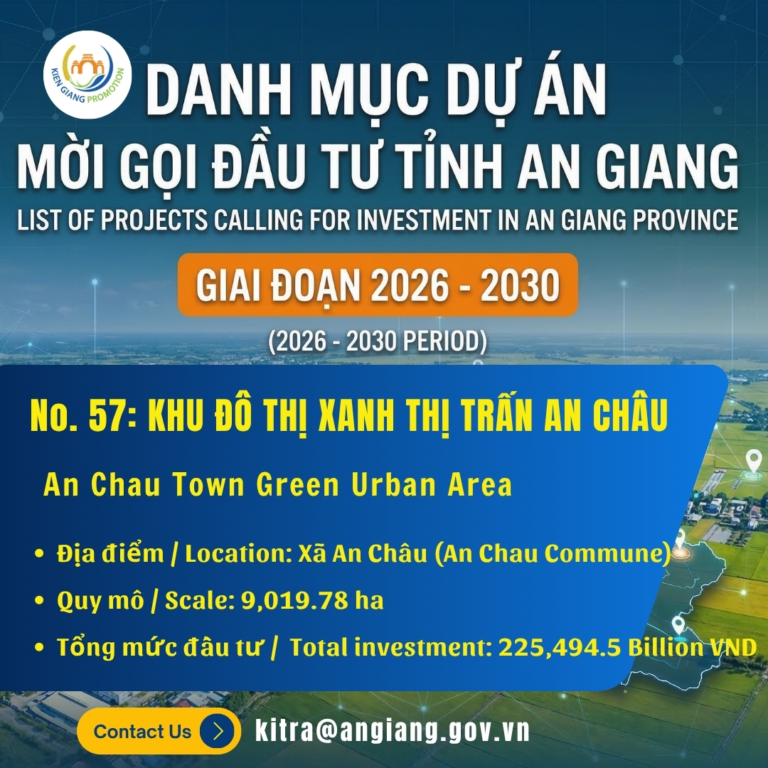 No. 57: Khu Đô Thị Xanh Thị Trấn An Châu | Đầu Tư An Giang 2026–2030