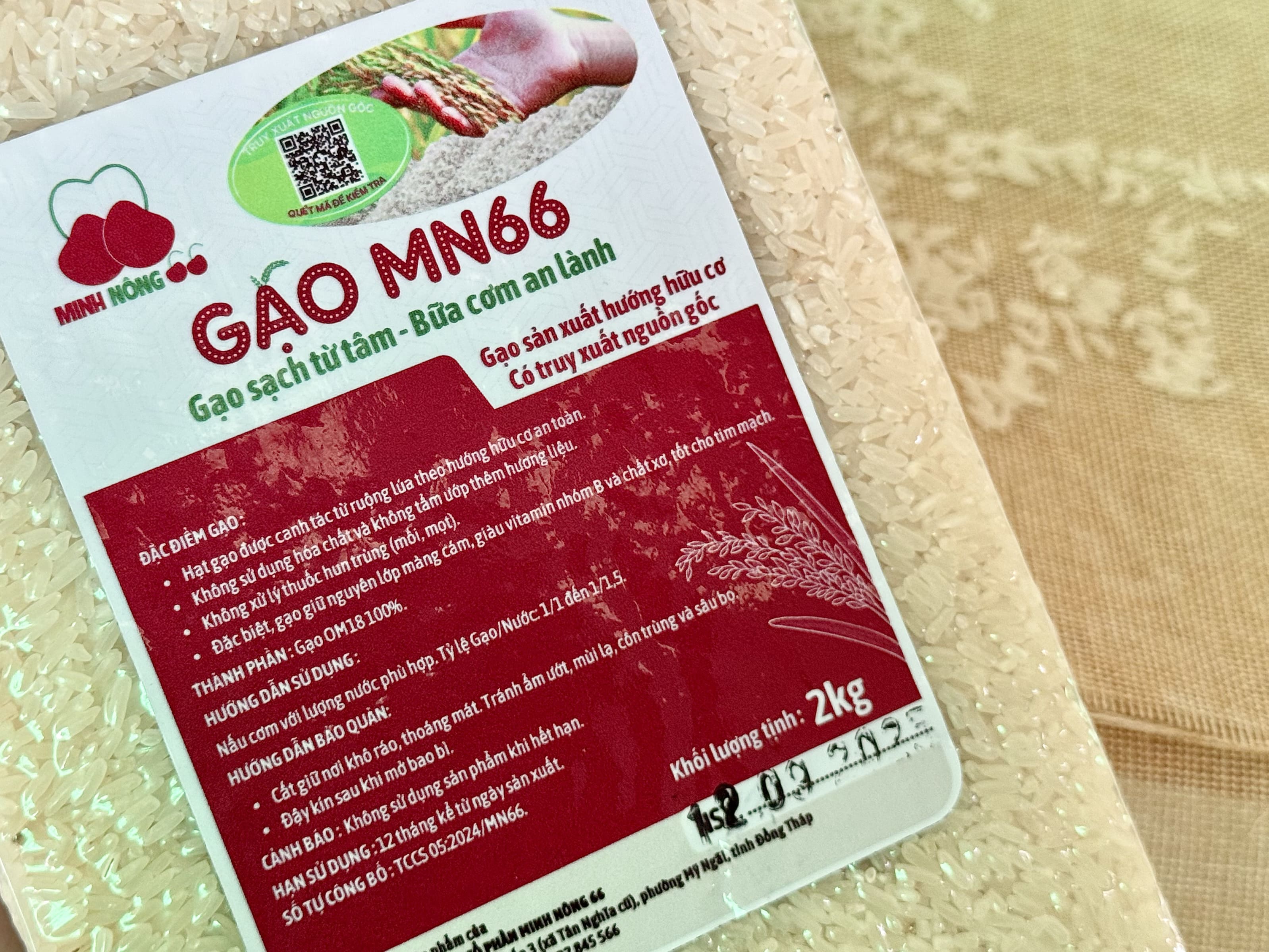 Lợi ích khi sử dụng gạo MN66