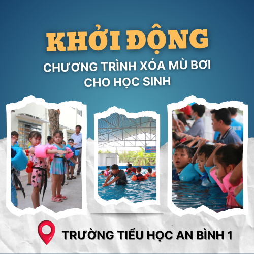 Tưng bừng Khởi động Chương trình Xóa mù bơi cho Học sinh Tiểu học