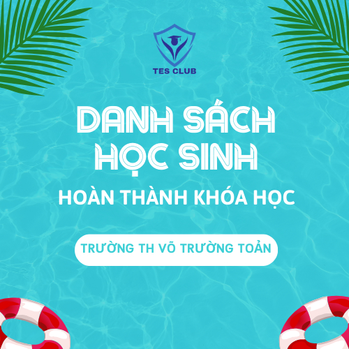 Chứng nhận Học Sinh Trường Tiểu Học Võ Trường Toản Đã Hoàn Thành Lớp Bơi Cơ Bản – Khóa 1