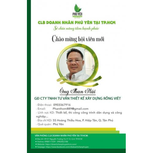 Thư Chúc Mừng Thành Viên Mới - Anh Phan Hải