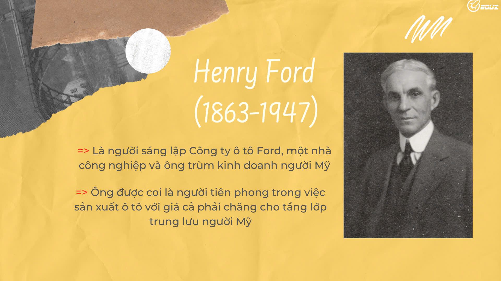 1. Tác giả - Henry Ford