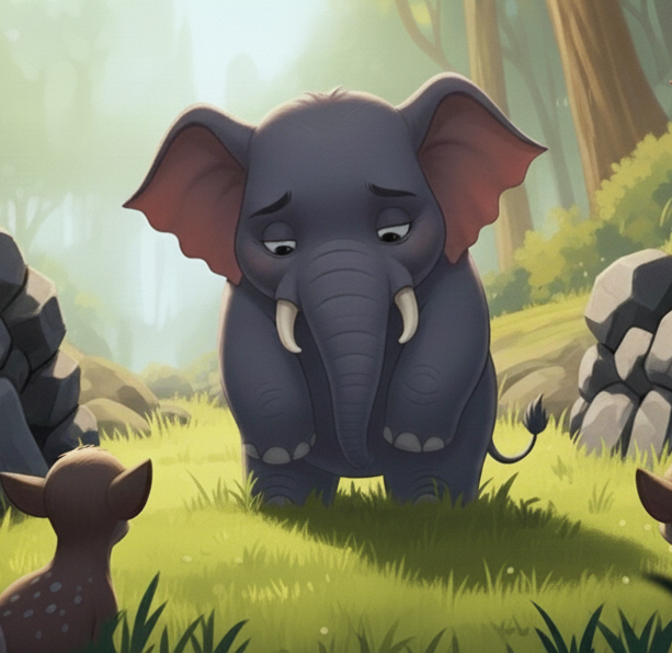 Em có biết ai giống như chú voi Vĩ – luôn khiêm tốn và giúp đỡ người khác không?