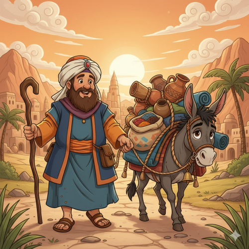 Câu chuyện: Con lừa và bao muối - Trần Vũ Thảo Vy