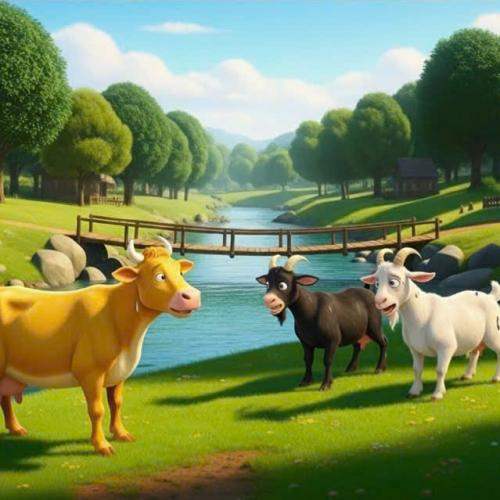 Câu Chuyện: Hai Con Dê Qua Cầu