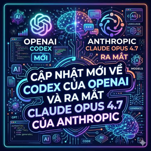 Sự Kiện Lớn Trong Lĩnh Vực AI: Cập Nhật Mới Về Codex Của Openai Và Ra Mắt Claude Opus 4.7 Của Anthropic