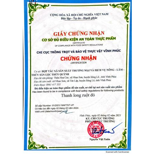 III. Giấy chứng nhận, bằng khen đạt được