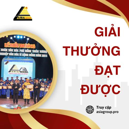 Các Giải Thưởng Asia Group Đạt Được