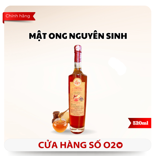 Mật Ong Rừng Nguyên Sinh Chai 520ml