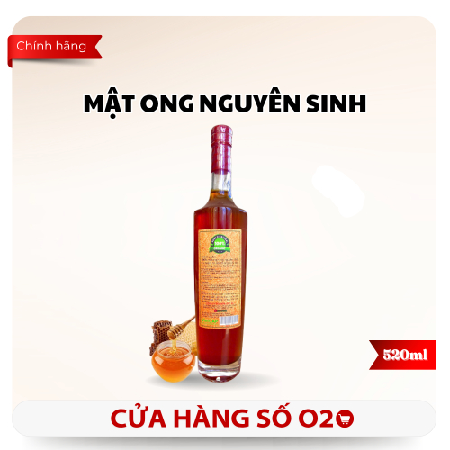 Mật Ong Rừng Nguyên Sinh Chai 520ml