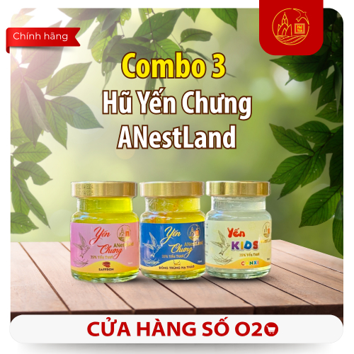 Combo 3 Hũ Yến Chưng ANestLand