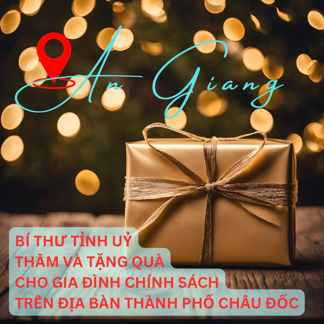 Bí thư Tỉnh Ủy Thăm, Tặng Quà Gia Đình Chính Sách