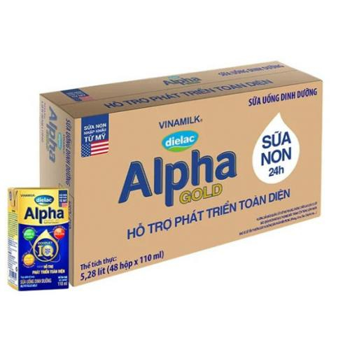 Sữa Bột Pha Sẵn Dielac  Alpha Gold 110ml (Trên 1 Tuổi)